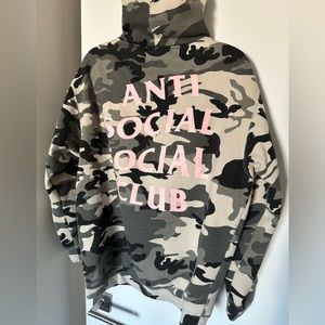 Anti social social club camo Hoodie M